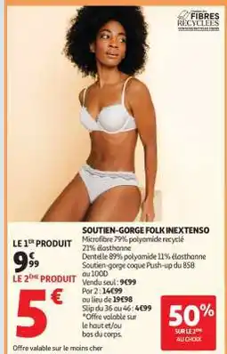 Auchan SOUTIEN-GORGE FOLK INEXTENSO offre