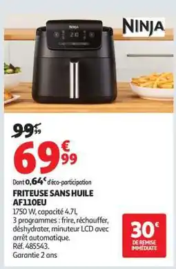 Auchan FRITEUSE SANS HUILE AF110EU offre