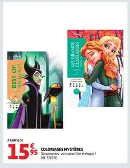 Auchan COLORIAGES MYSTÈRES offre