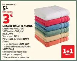 Auchan Linge De Toilette Actuel offre