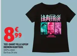 Auchan TEE-SHIRT FILLE KPOP DEMON HUNTERS offre