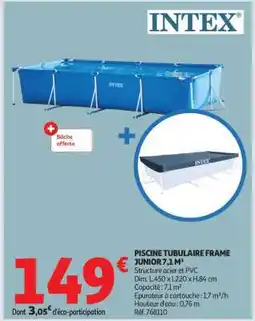 Auchan PISCINE TUBULAIRE FRAME JUNIOR 7,1 M³ offre