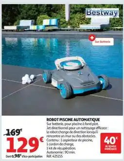 Auchan ROBOT PISCINE AUTOMATIQUE offre