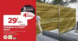 Bricomarché Panneau alterné droit offre