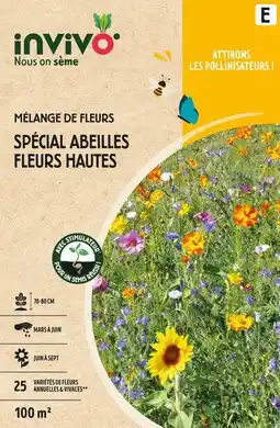 Gamm vert Invivo nous on sème mélange fleurs abeilles 100 m² invivo nous on sème offre