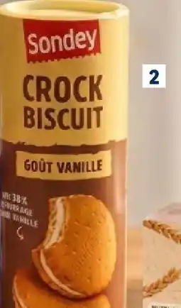 Lidl Sondey crock biscuit goût vanille offre