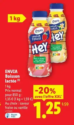Lidl Envia boisson lactée offre