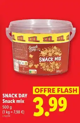Lidl Snack day snack mix offre