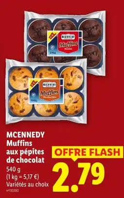 Lidl Mcennedy muffins chocolate offre