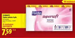Lidl Florays papier toilette 4 plis offre