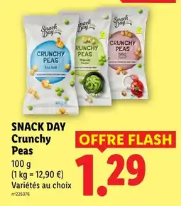 Lidl Snack day crunchy peas offre
