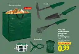 Lidl Parkside accessoires pour plantes offre