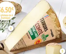 Intermarché Comté extra aop 6 mois d'affinage intermarche terroirs offre