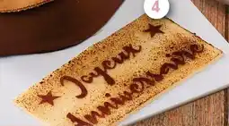 Intermarché 4 plaque joyeux anniversaire offre