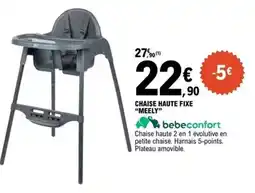 E.Leclerc Chaise haute fixe offre