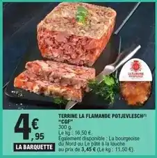 E.Leclerc Terrine la flamande pot jevlesch offre