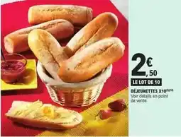 E.Leclerc Déjeunettes x10 offre