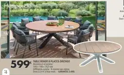 La Foir'Fouille Table ronde 8 places oriengo offre