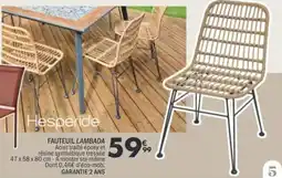 La Foir'Fouille Fauteuil lambada offre