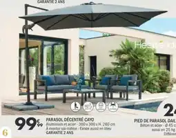 La Foir'Fouille Parasol décentré cayo offre