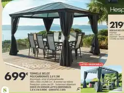 La Foir'Fouille Tonnelle belize polycarbonate offre