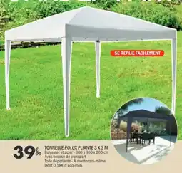 La Foir'Fouille Tonnelle polux pliante offre