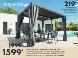 La Foir'Fouille Pergola bioclimatique avila offre