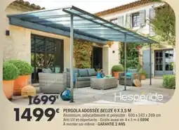 La Foir'Fouille Pergola adossée belize offre