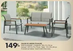 La Foir'Fouille Salon de jardin texaline offre