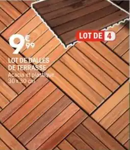 La Foir'Fouille Lot de dalles de terrasse offre