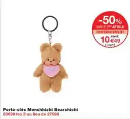 Monoprix Porte-clés monchichi offre