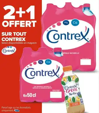 Carrefour Contrex bon plan sur tout contrex offre