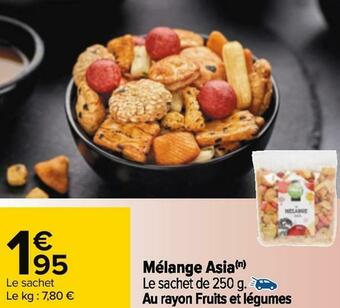 Carrefour Mélange asia offre