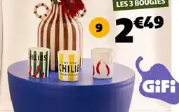 Gifi BOUGIES offre