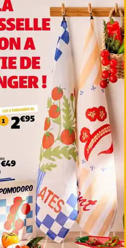 Gifi 2 TORCHONS offre