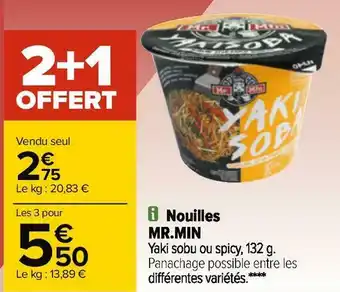 Carrefour Mr. min nouilles offre