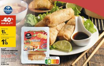 Carrefour Carrefour sensation nems offre
