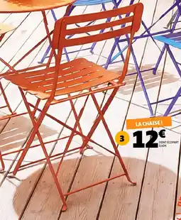 Gifi CHAISE PLIANTE offre