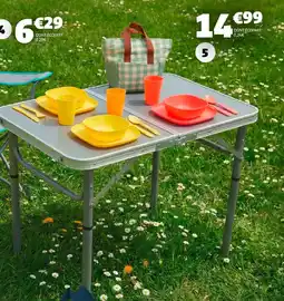 Gifi TABLE DE CAMPING PLIANTE offre