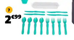 Gifi COUVERTS DE PIQUE-NIQUE 4 PERSONNES offre