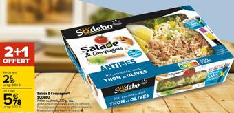 Carrefour Sodebo salade & compagnie offre