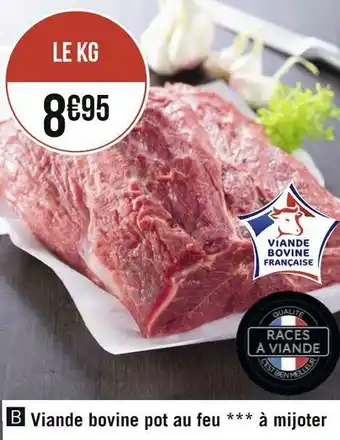 Géant Casino Viande bovine pot au feu à mijoter offre