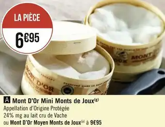 Géant Casino Mont d’or mini monts de joux offre
