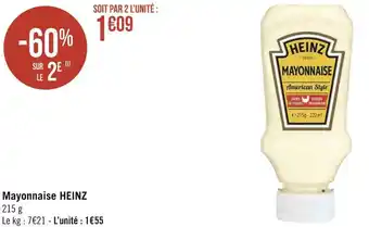 Géant Casino Heinz mayonnaise offre