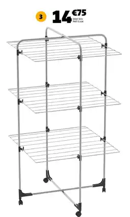 Gifi SÉCHOIR TOUR 3 NIVEAUX offre