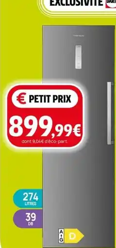 Darty Congélateur armoire THOMSON THFZ273NFWH offre