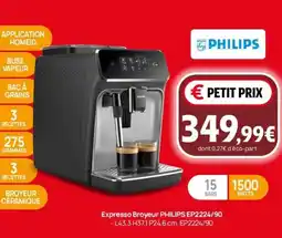 Darty Expresso Broyeur PHILIPS EP2224/90 offre