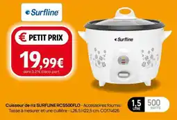 Darty Cuisseur de riz SURFLINE RCS500FLO offre