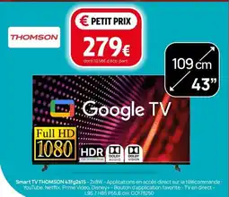 Darty Smart TV THOMSON 43fg2s15 offre