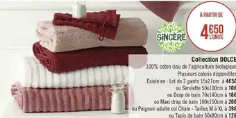 Géant Casino Sincère collection dolce offre